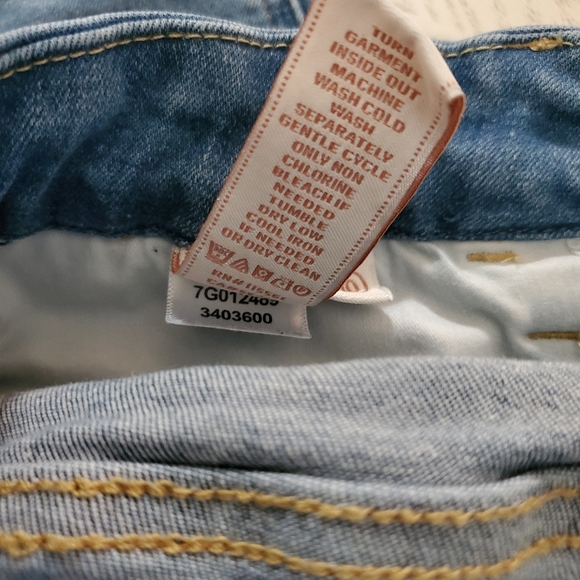 Jen7 Tapered Ankle Tie Jeans Size 10 - Picture 8 of 9